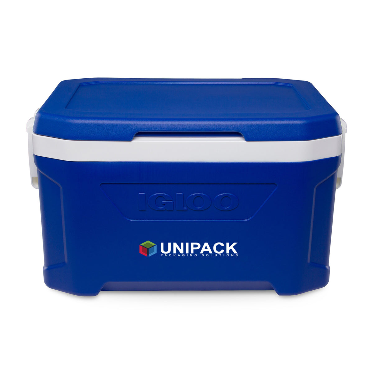 Igloo Profile Hard Cooler, 50 Qt Full Color - White-Majestic Blue - View 3