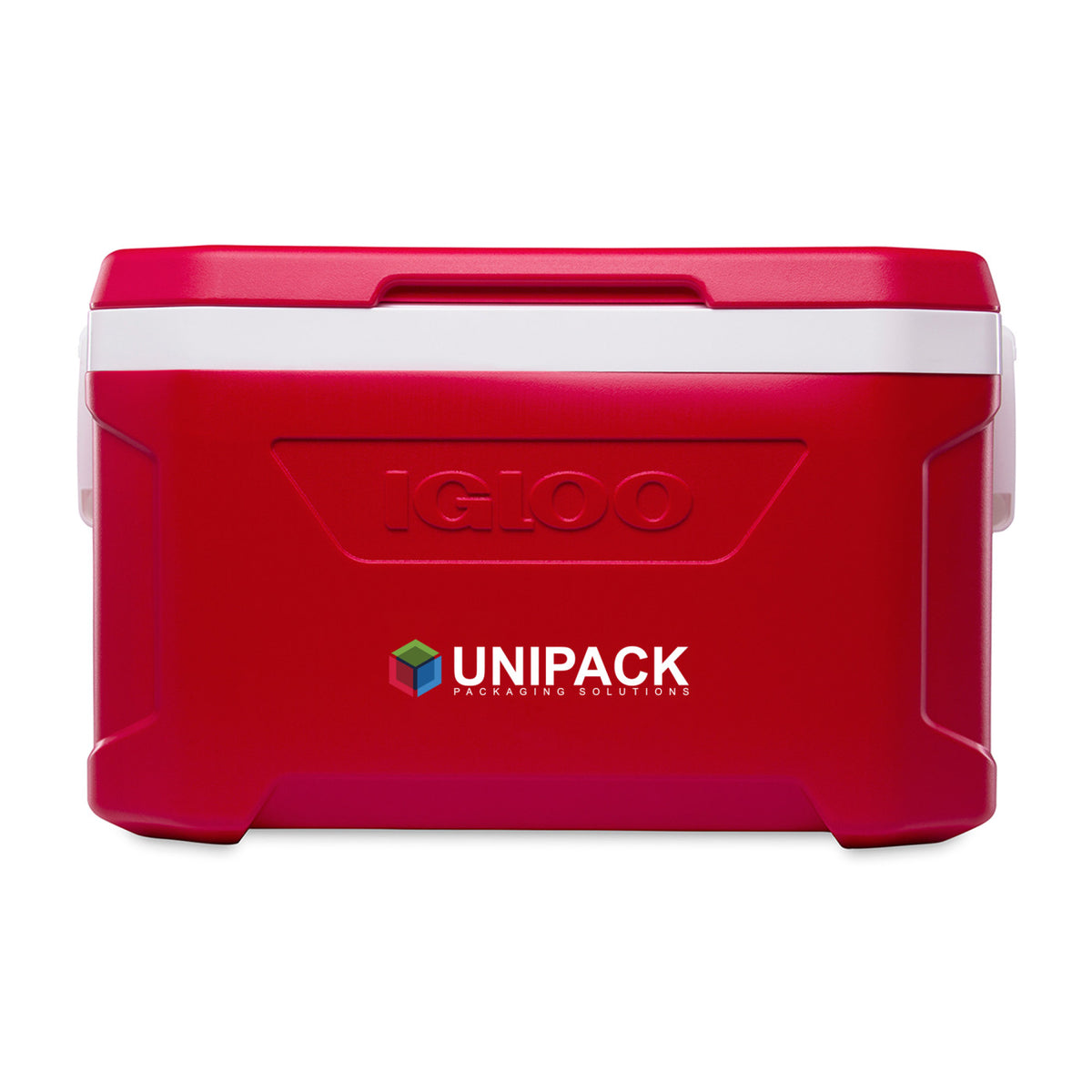 Igloo Profile Hard Cooler, 50 Qt Full Color - White-Red Star - View 1