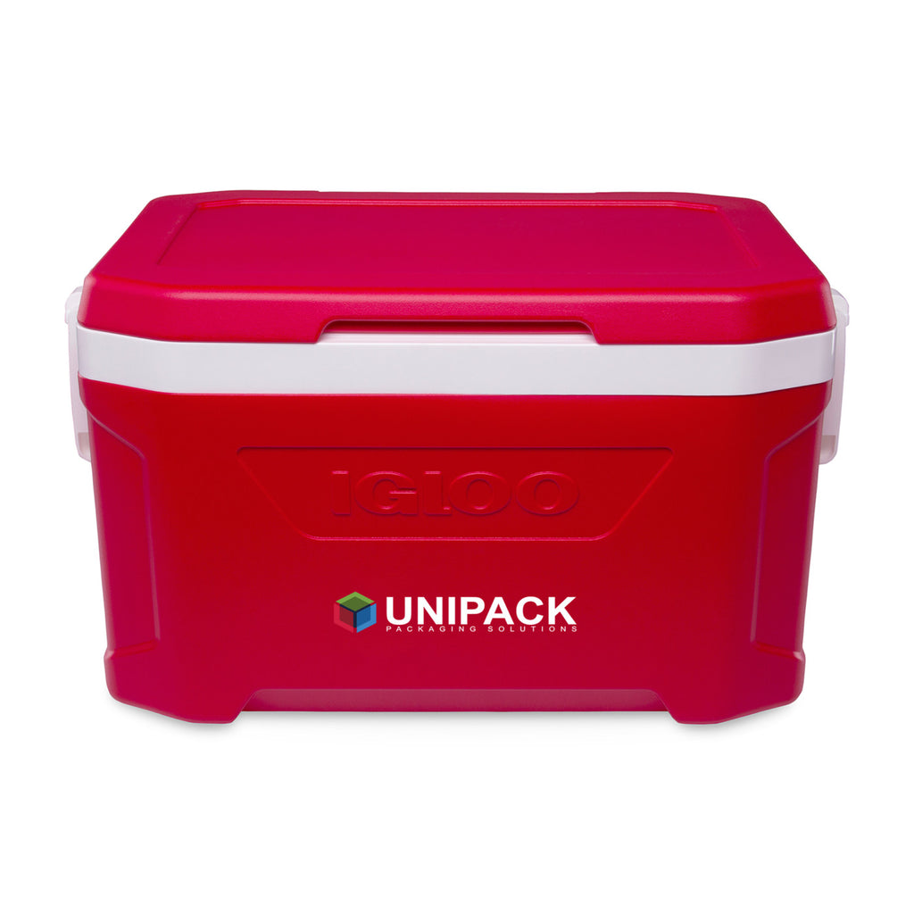 Igloo Profile Hard Cooler, 50 Qt Full Color - White-Red Star - View 3