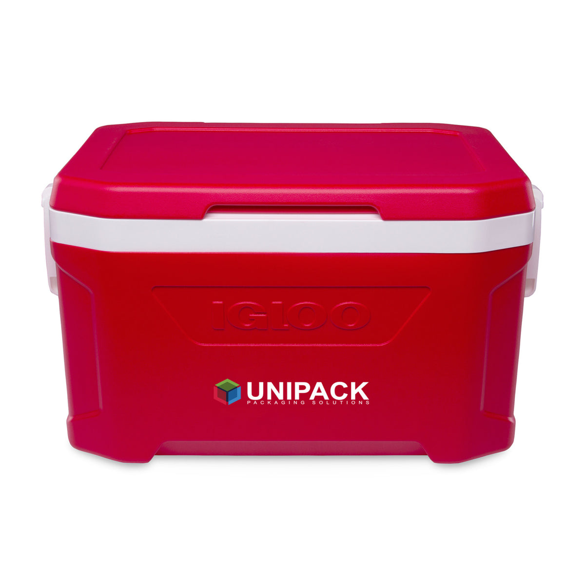 Igloo Profile Hard Cooler, 50 Qt Full Color - White-Red Star - View 3