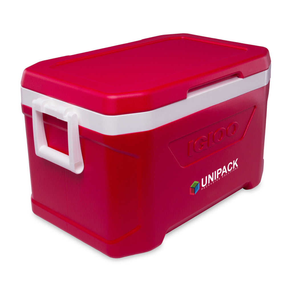 Igloo Profile Hard Cooler, 50 Qt Full Color - White-Red Star - View 4