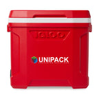 Igloo Profile Roller Cooler, 28 Qt Full Color - White-Red Star - View 1