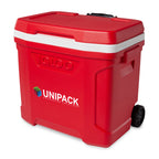 Igloo Profile Roller Cooler, 28 Qt Full Color - White-Red Star - View 4