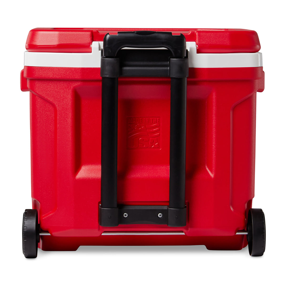 Igloo Profile Roller Cooler, 28 Qt Full Color - White-Red Star - View 8