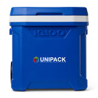 Igloo Profile Roller Cooler, 60 Qt Full Color - White-Majestic Blue - View 1