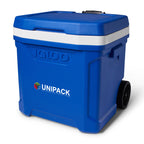 Igloo Profile Roller Cooler, 60 Qt Full Color - White-Majestic Blue - View 6