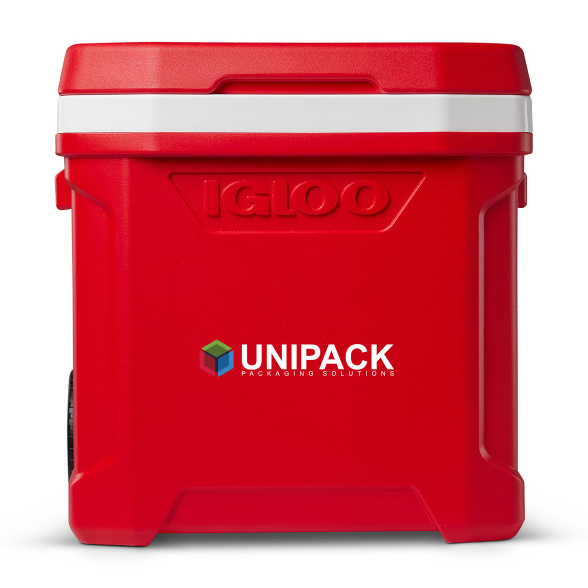 Igloo Profile Roller Cooler, 60 Qt Full Color - White-Red Star - View 1