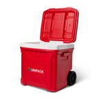 Igloo Profile Roller Cooler, 60 Qt Full Color - White-Red Star - View 4