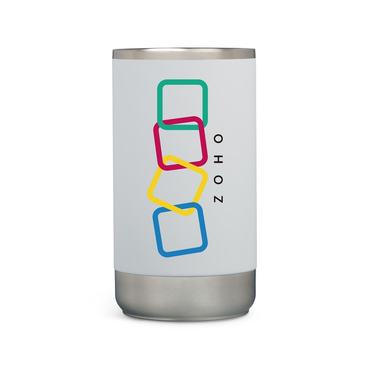 Igloo Recycled Stainless Steel Can Cooler Full Color - White - View 1