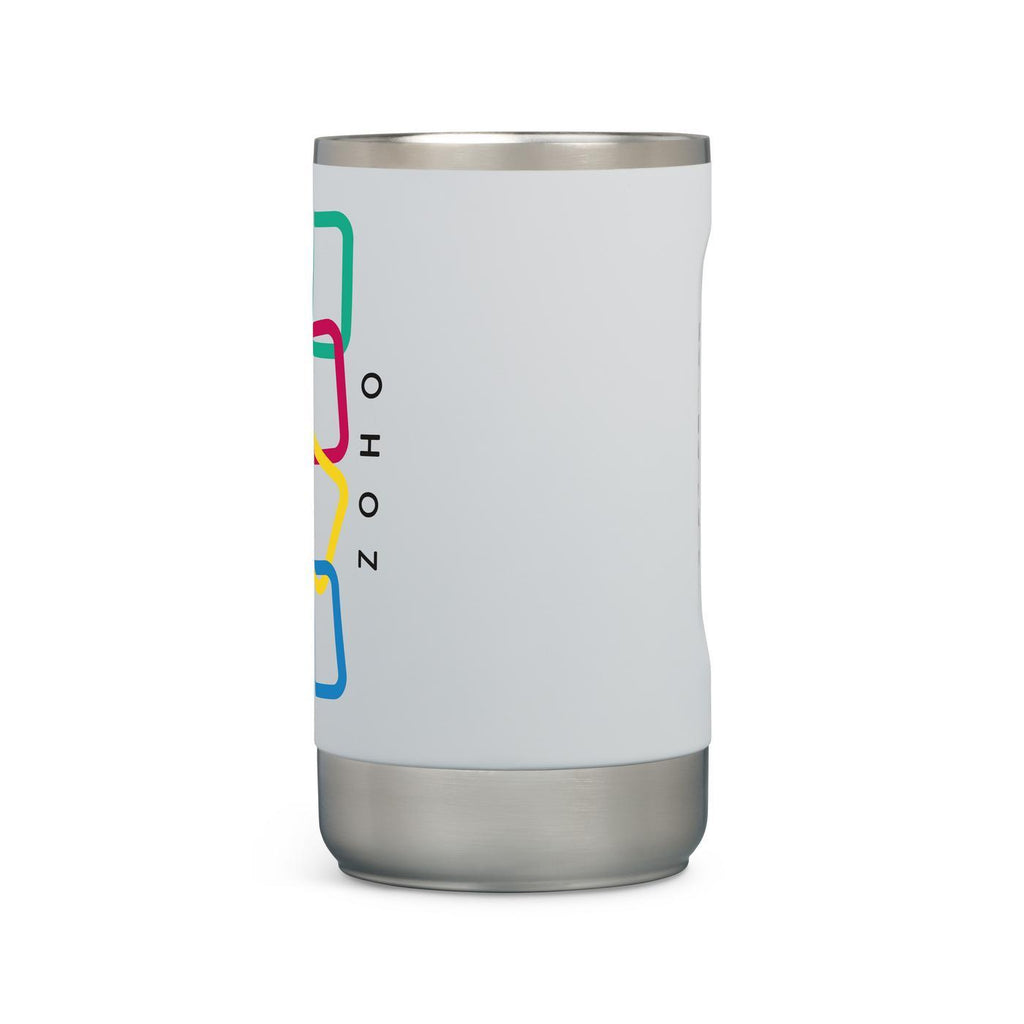 Igloo Recycled Stainless Steel Can Cooler Full Color - White - View 2