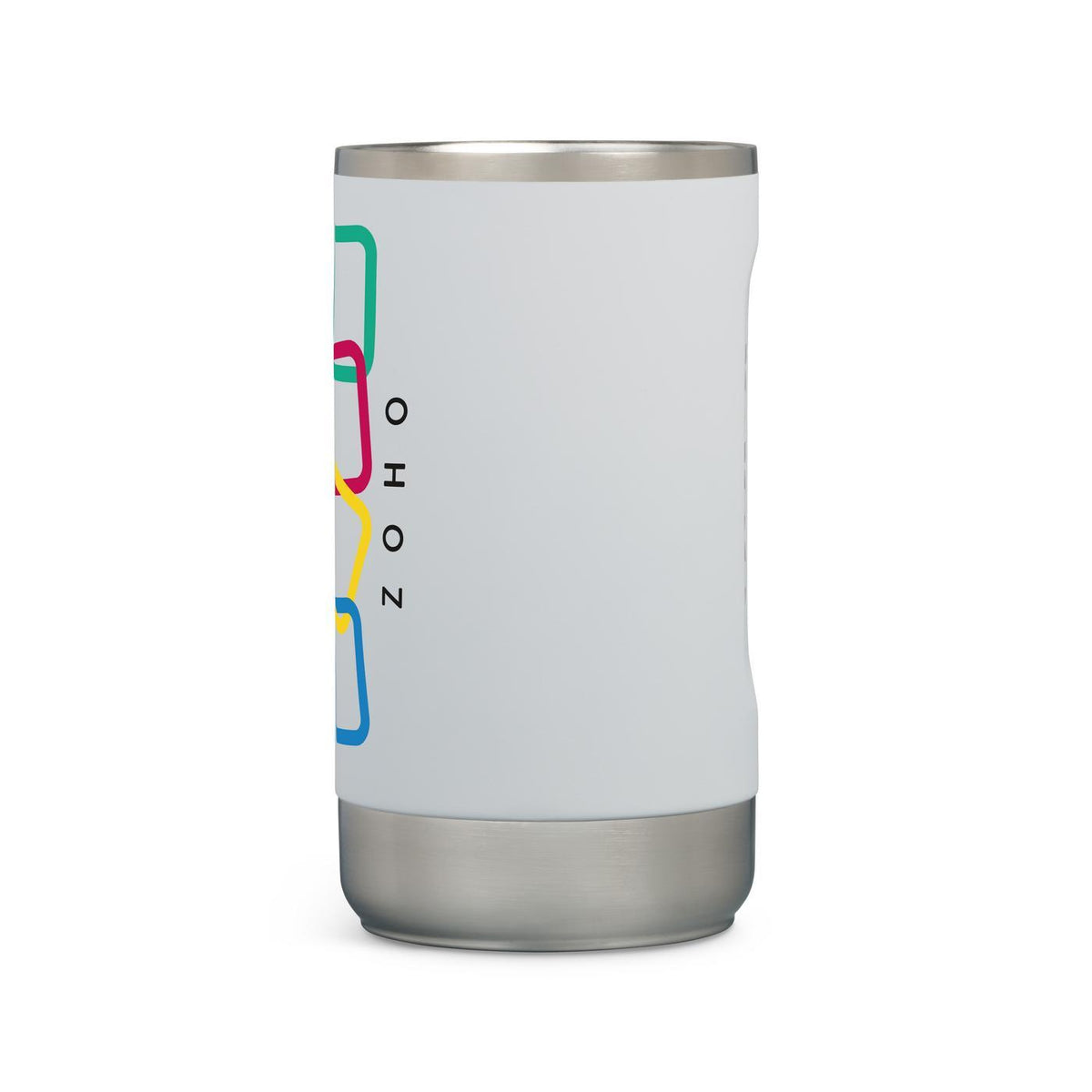 Igloo Recycled Stainless Steel Can Cooler Full Color - White - View 2