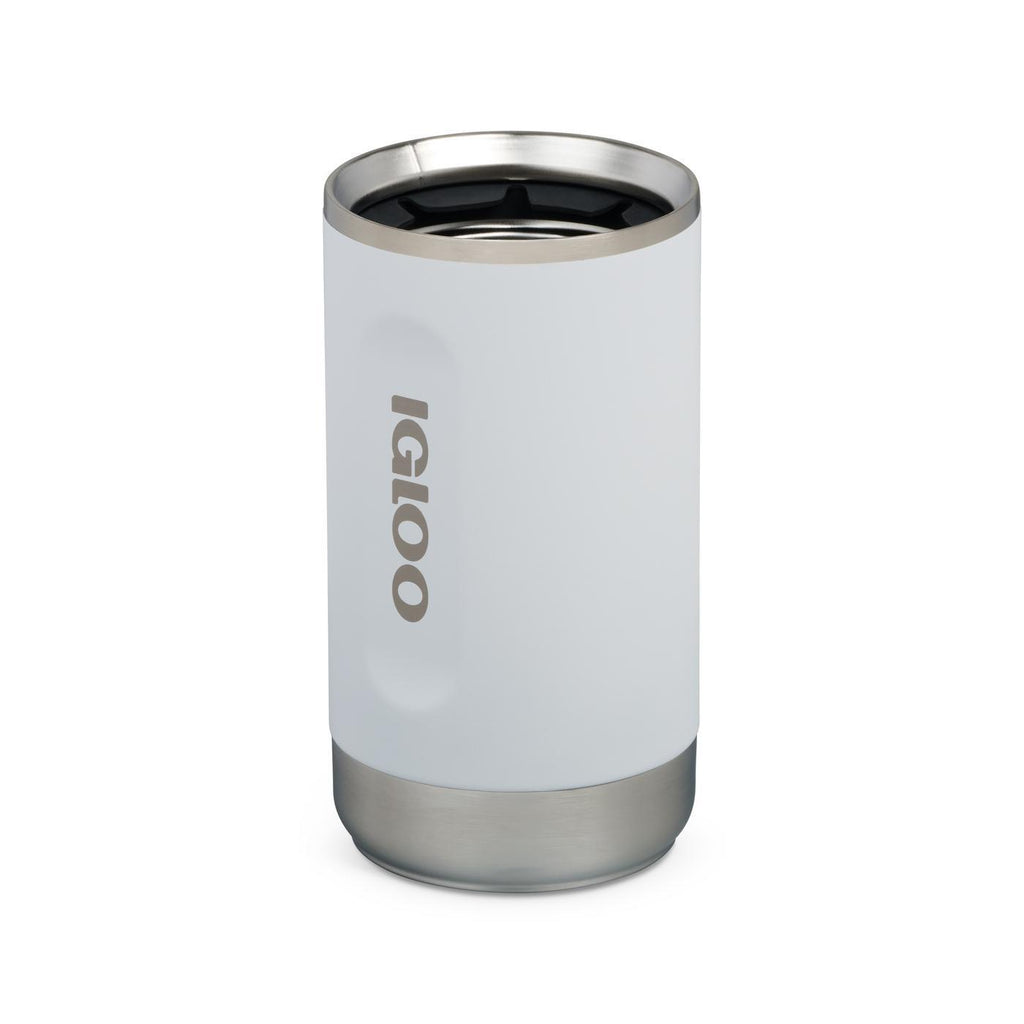 Igloo Recycled Stainless Steel Can Cooler Full Color - White - View 5