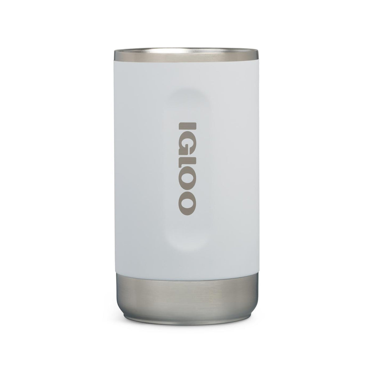 Igloo Recycled Stainless Steel Can Cooler Full Color - White - View 7