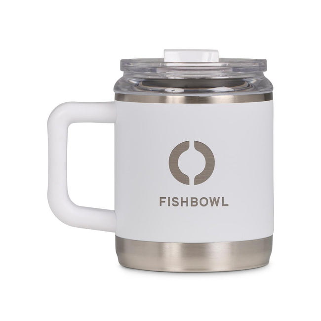 Igloo Recycled Stainless Steel Mug with Flip Lid, 15 oz Laser Engraving