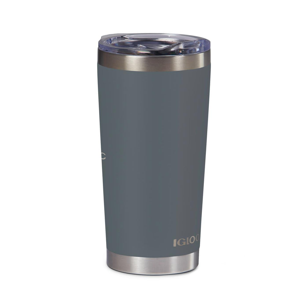 Igloo Recycled Stainless Steel Tumbler, 20 oz Laser Engraving - Carbonite - View 2