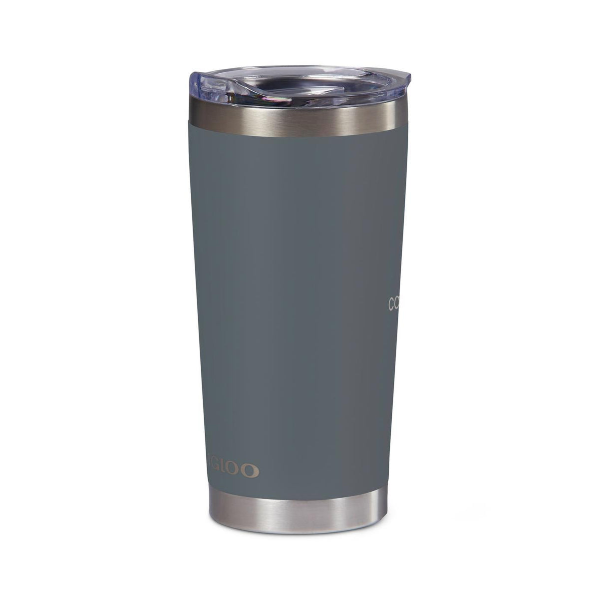Igloo Recycled Stainless Steel Tumbler, 20 oz Laser Engraving - Carbonite - View 3