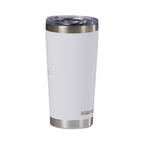 Igloo Recycled Stainless Steel Tumbler, 20 oz Laser Engraving - White - View 2