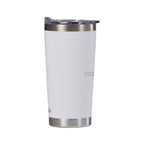 Igloo Recycled Stainless Steel Tumbler, 20 oz Laser Engraving - White - View 4