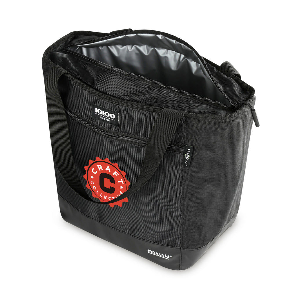 Igloo REPREVE Tote Cooler, 16 Cans Transfer - Black - View 4