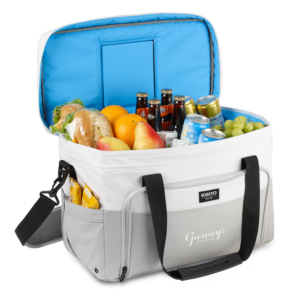 Igloo Seadrift Coast Cooler, 36 Cans Embroidery - White-Grey - View 3