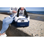 Igloo Seadrift Snap Down Cooler, 12 Cans Embroidery - Navy-White - View 9