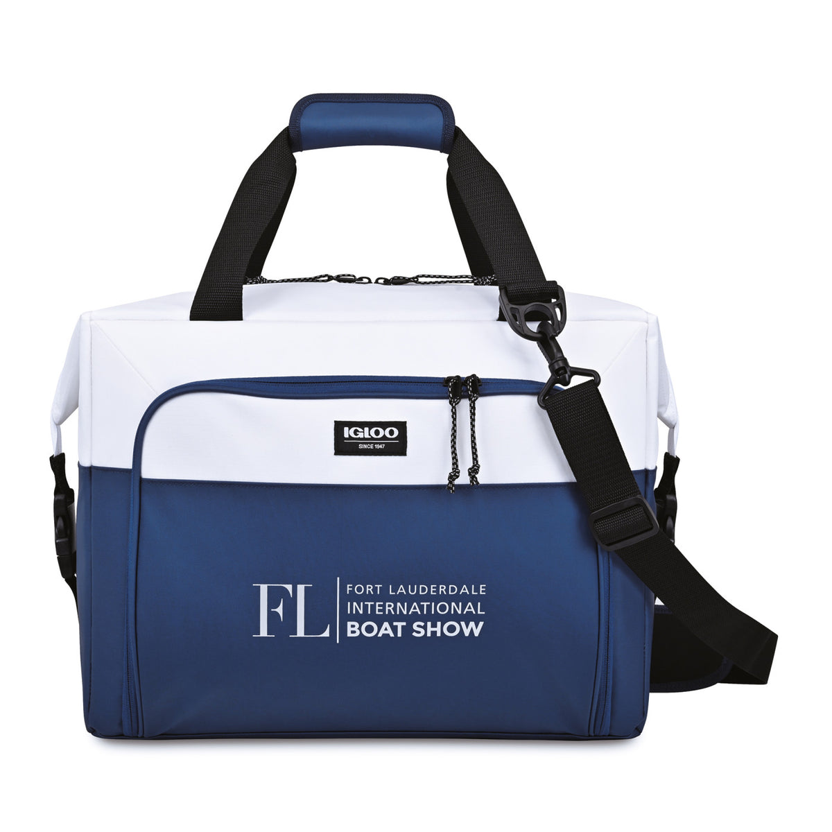 Igloo Seadrift Snap Down Cooler, 36 Cans - Navy-White - View 1