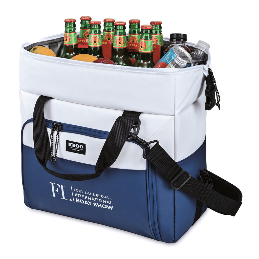 Igloo Seadrift Snap Down Cooler, 36 Cans - Navy-White - View 3