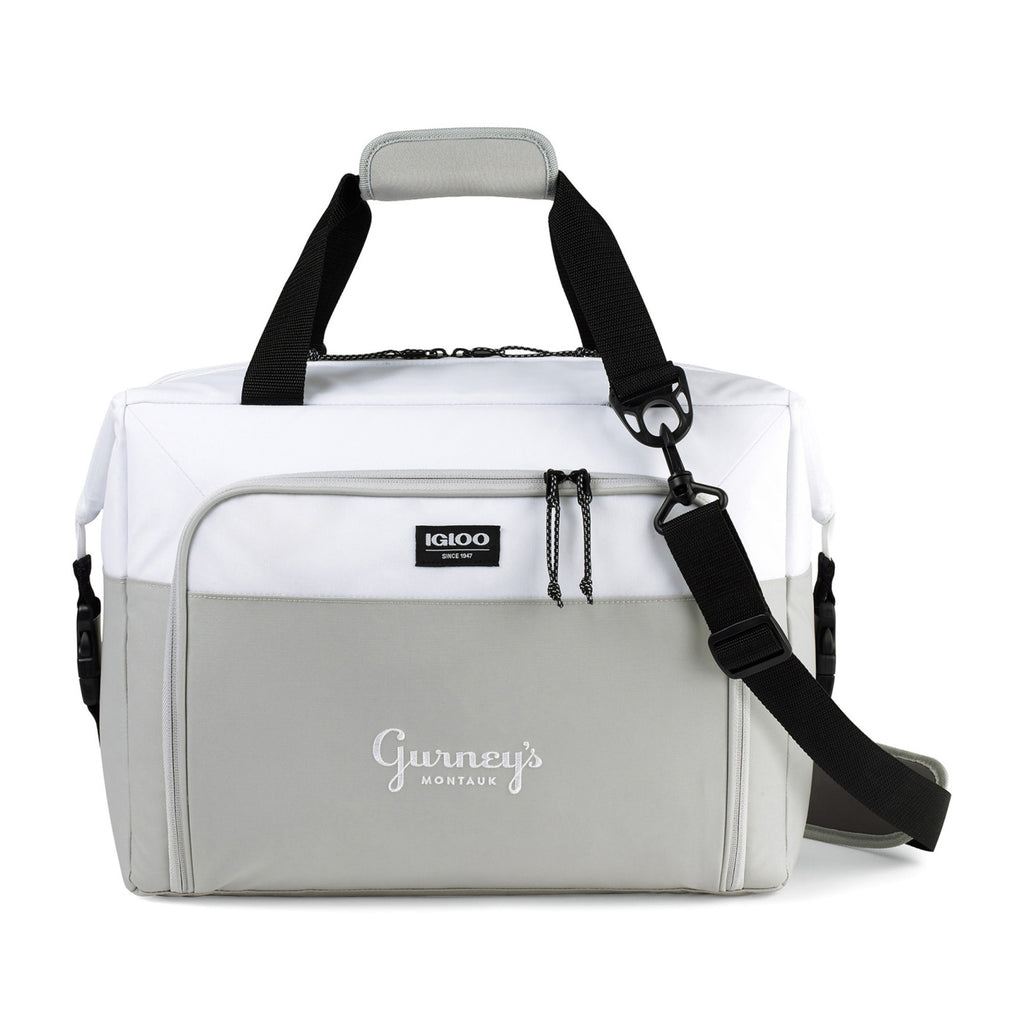 Igloo Seadrift Snap Down Cooler, 36 Cans - White-Grey - View 1
