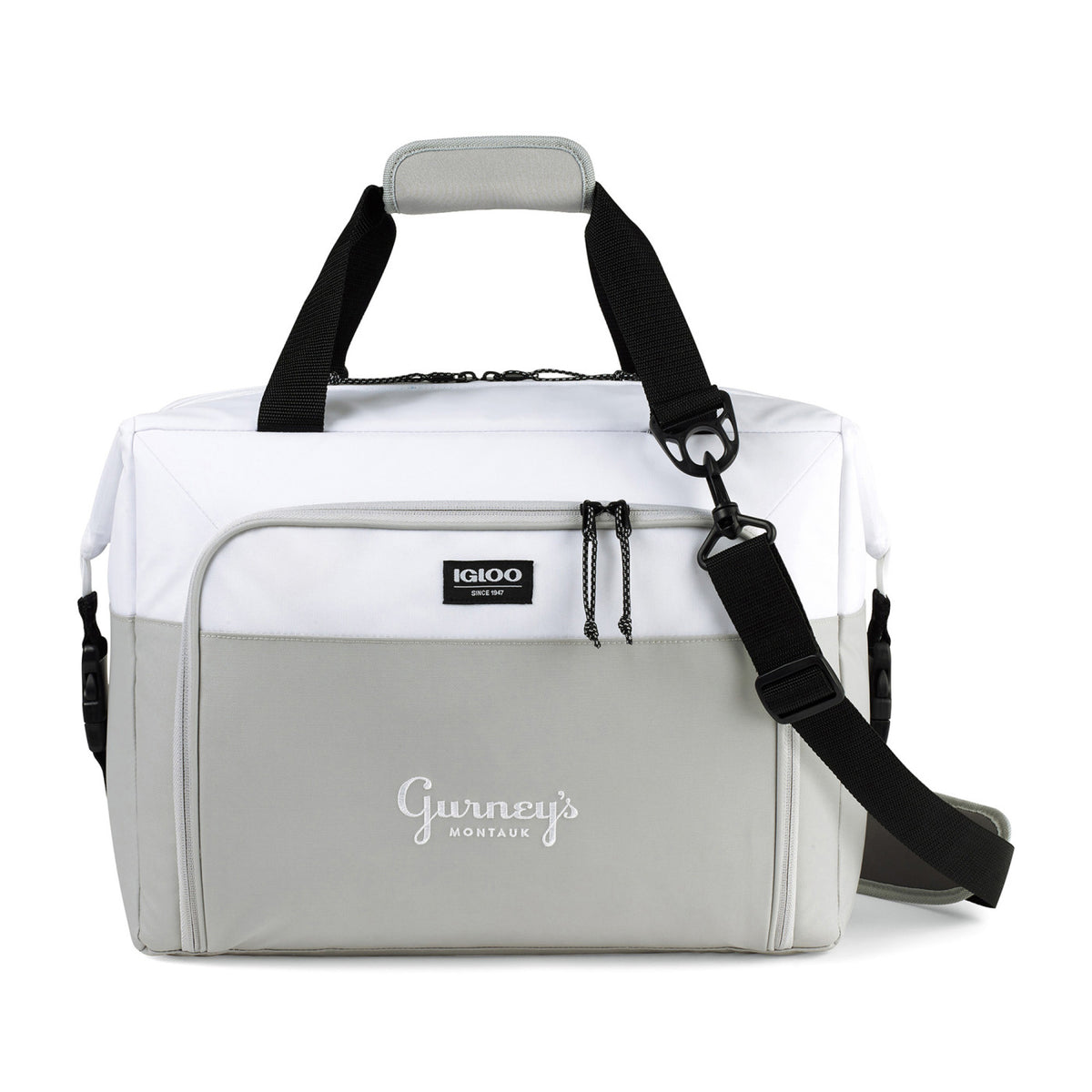 Igloo Seadrift Snap Down Cooler, 36 Cans - White-Grey - View 1