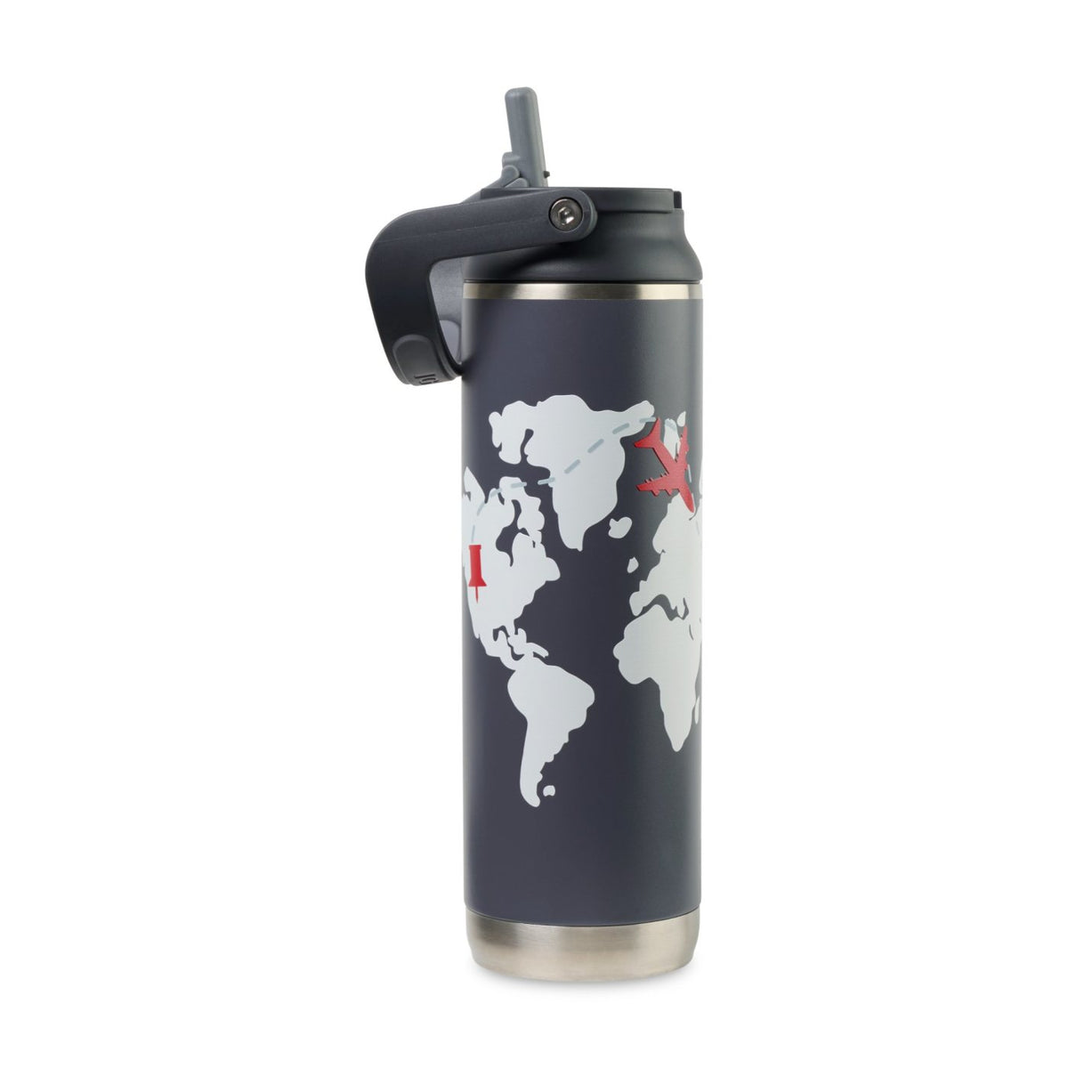 Igloo Sport Sipper Straw Bottle, 20 oz Full Color - Carbonite - View 2