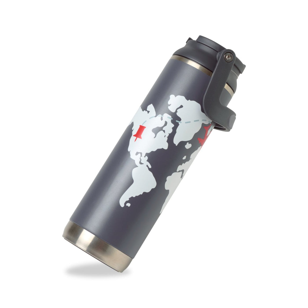 Igloo Sport Sipper Straw Bottle, 20 oz Laser Engraving - Carbonite - View 3