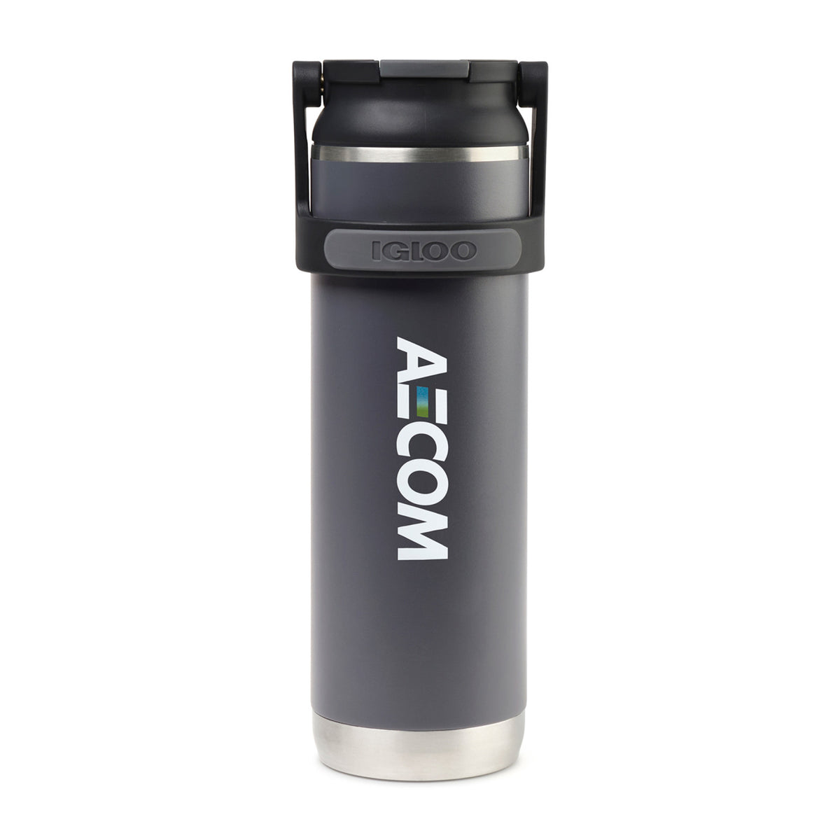 Igloo Sport Sipper Straw Bottle, 20 oz Laser Engraving - Carbonite - View 4