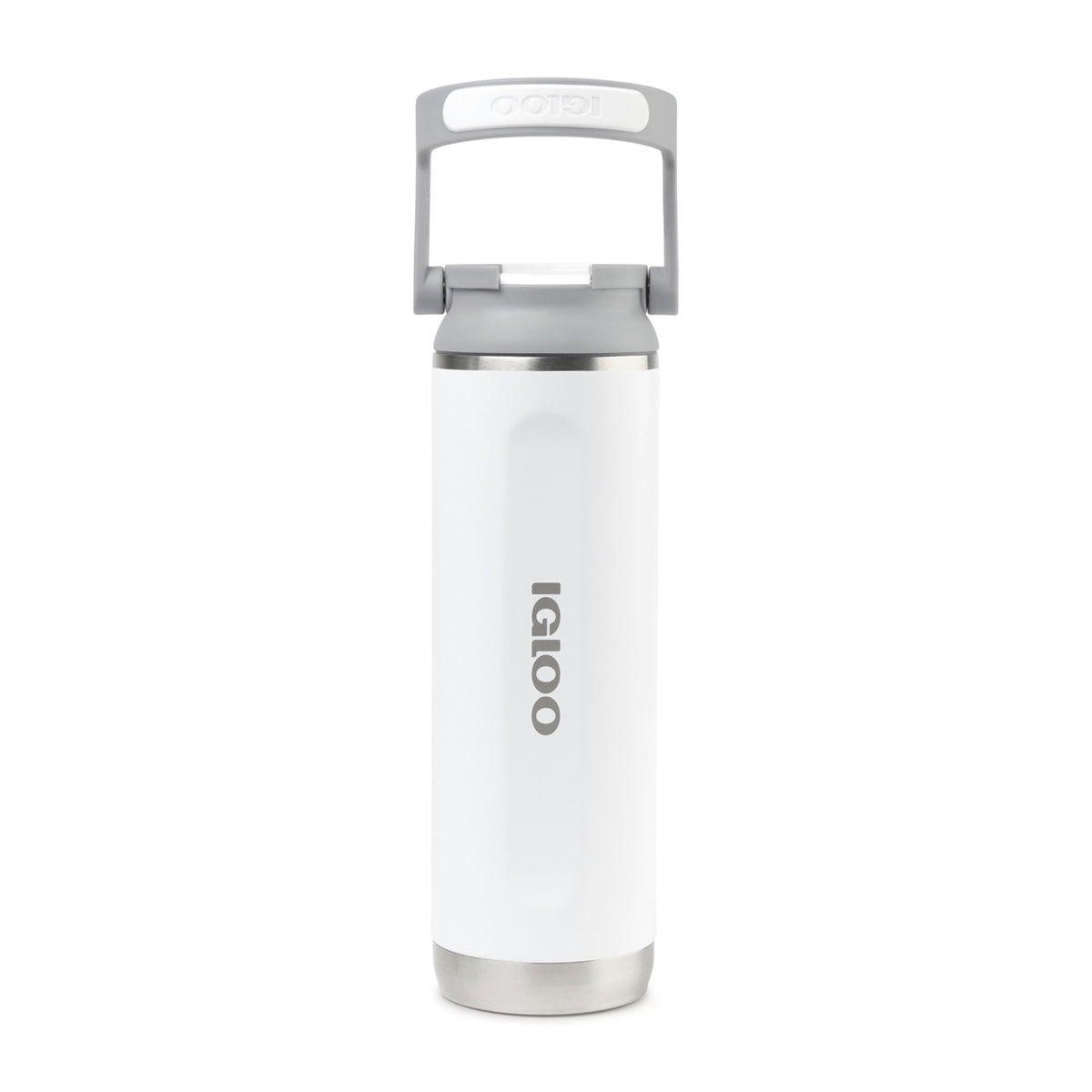 Igloo Sport Sipper Straw Bottle, 20 oz Laser Engraving - White - View 2