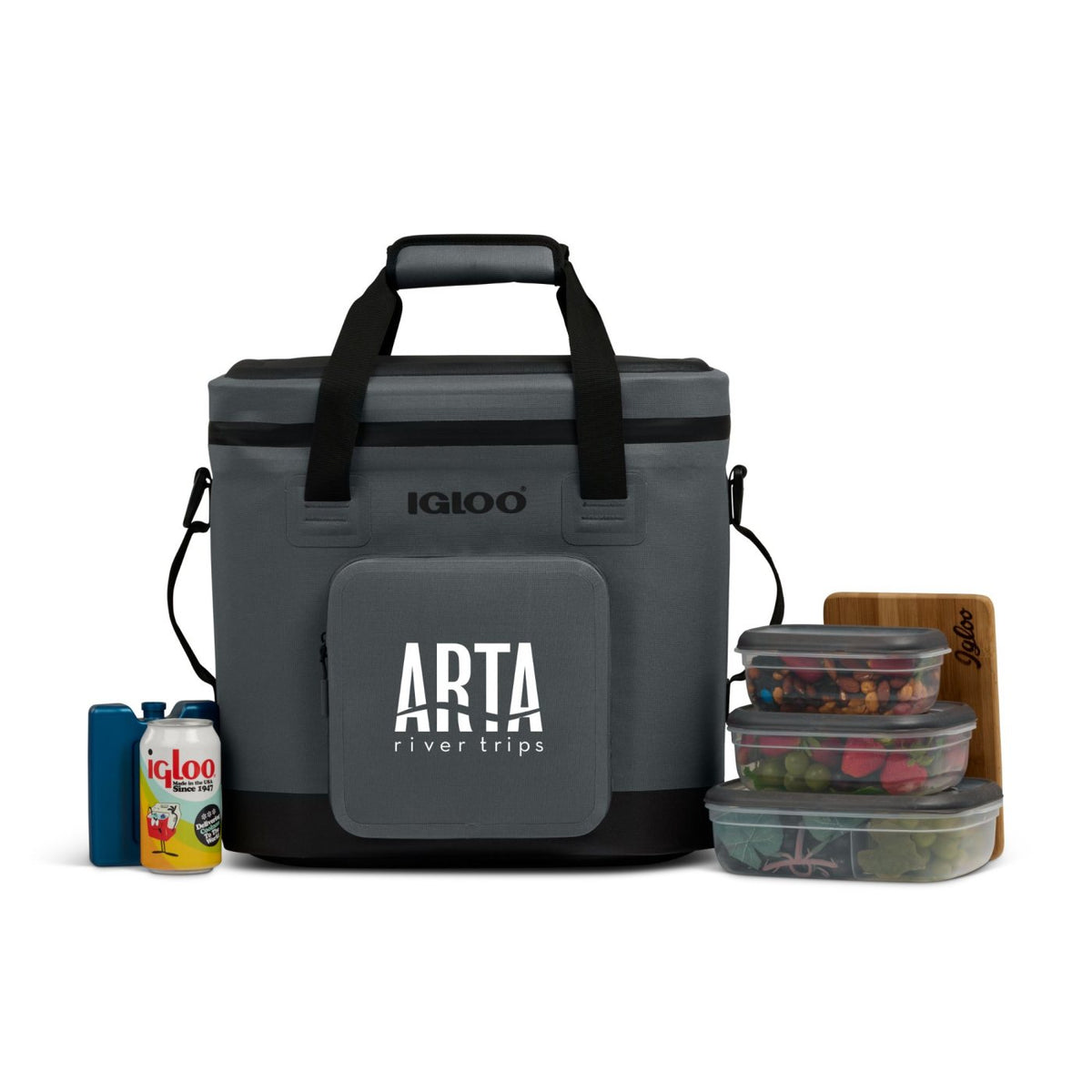 Igloo Trailmate Wide Mouth Cooler, 36 Cans Transfer - Carbonite - View 7