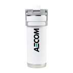 Igloo Twist and Chug Recycled Steel Bottle, 46 oz Laser Engraving - White - View 1