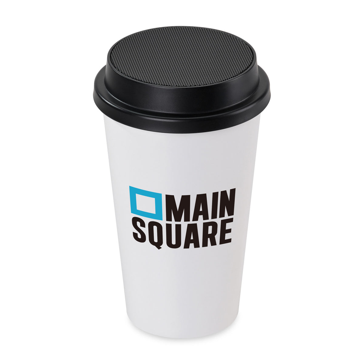 iLive Coffee Cup Bluetooth Speaker - White/Black - View 1