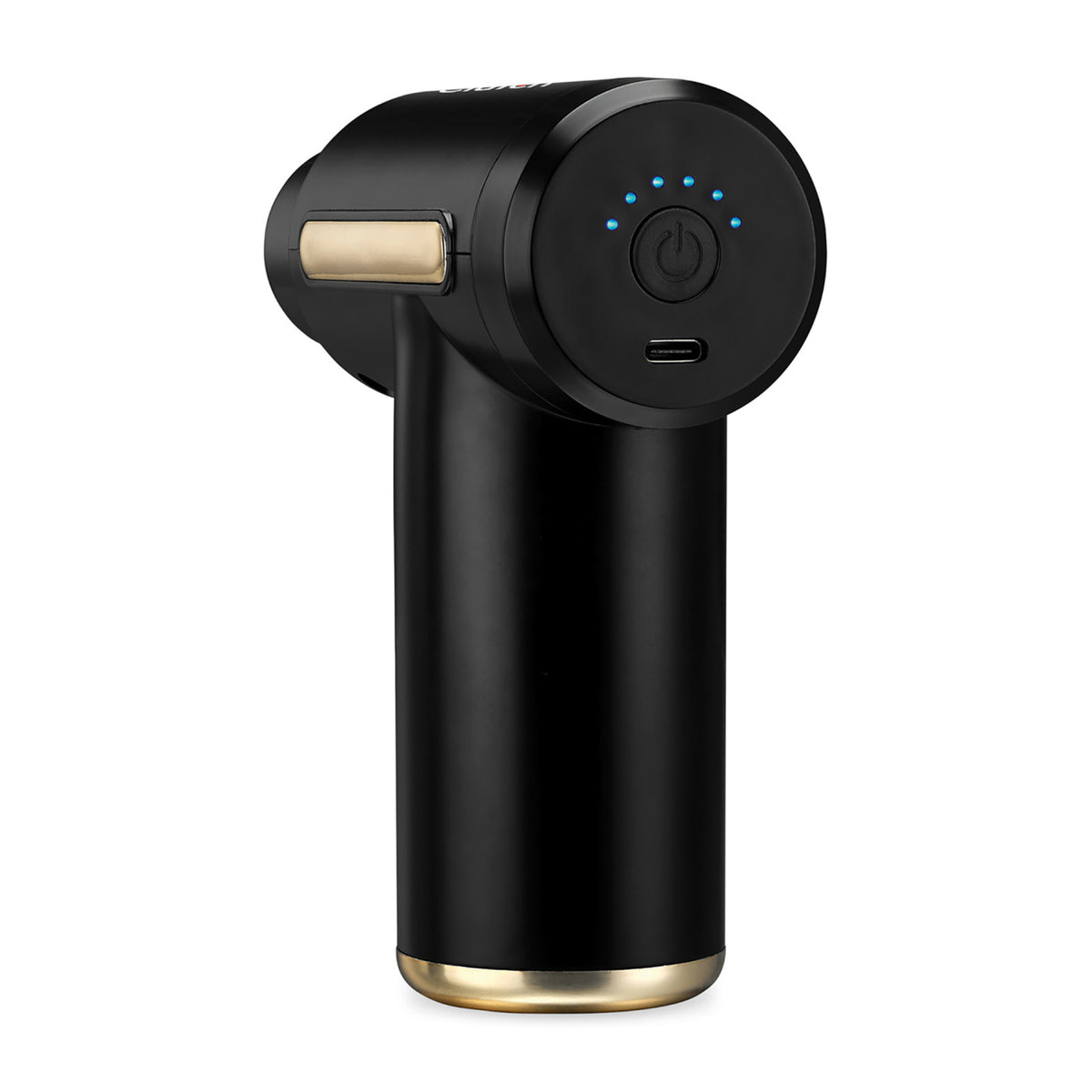 iLive Compact Cordless Massage Gun, 4 Heads - Black - View 4
