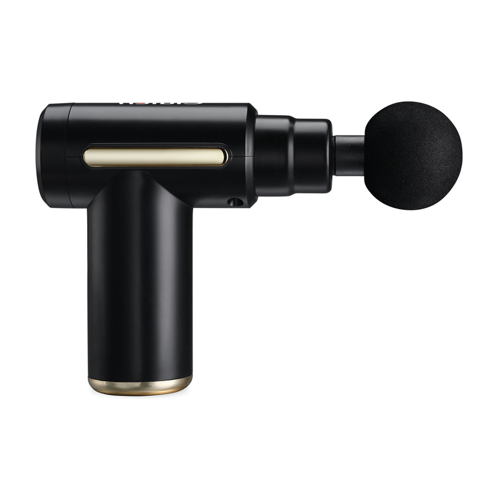 iLive Compact Cordless Massage Gun, 4 Heads - Black - View 5