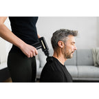iLive Compact Cordless Massage Gun, 4 Heads - Black - View 9