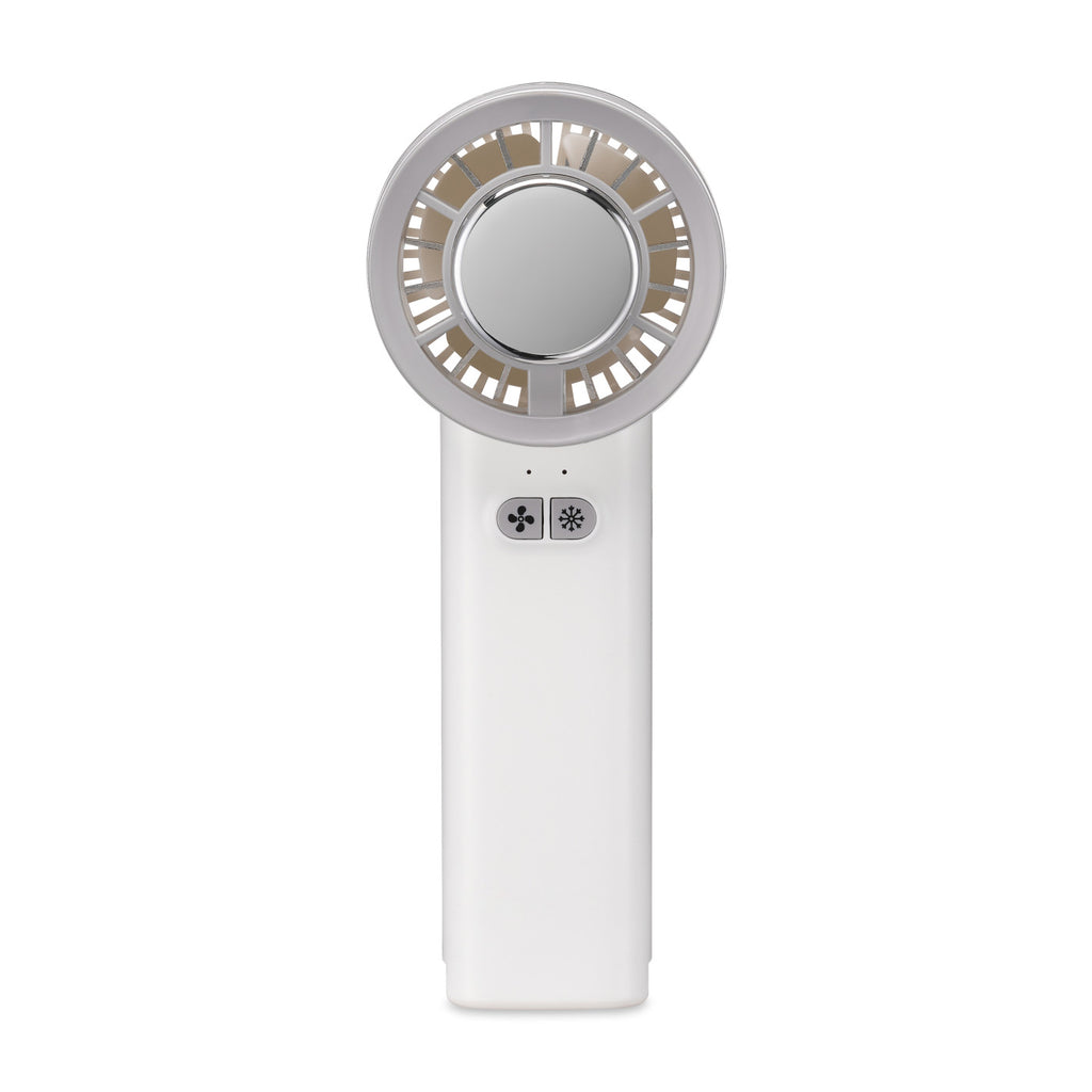 iLive Cool Max Rechargeable Fan with Cooling Plate - White - View 2