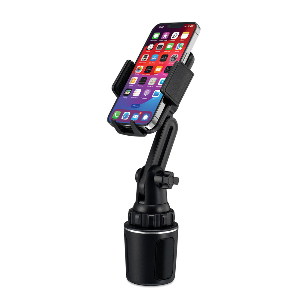 iLive Cup Holder Phone Mount with Long Arm - Black - View 2