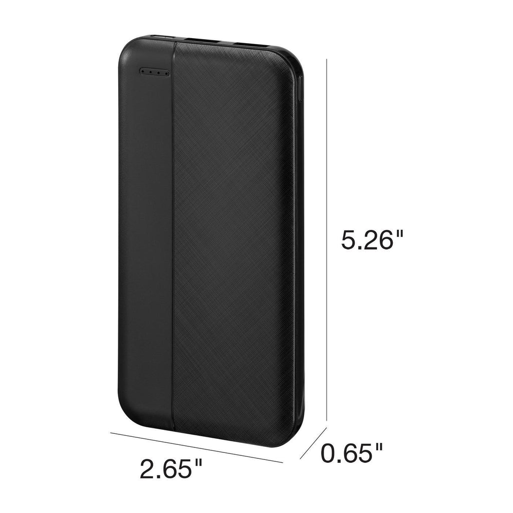 iLive Dual USB Power Bank, 10,000 mAh - Black - View 9