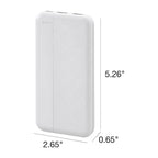 iLive Dual USB Power Bank, 10,000 mAh - White - View 9