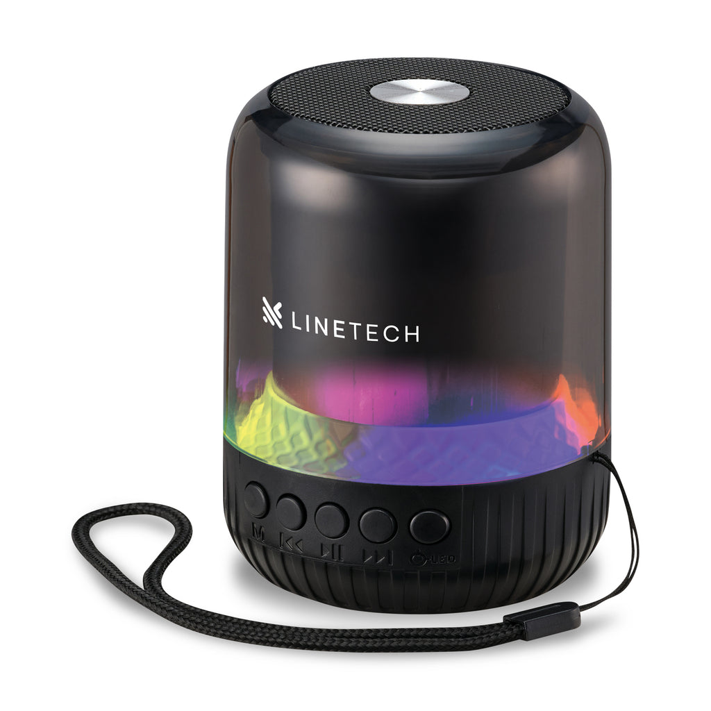 iLive Mini LED Speaker with Phone Stand - Black - View 3