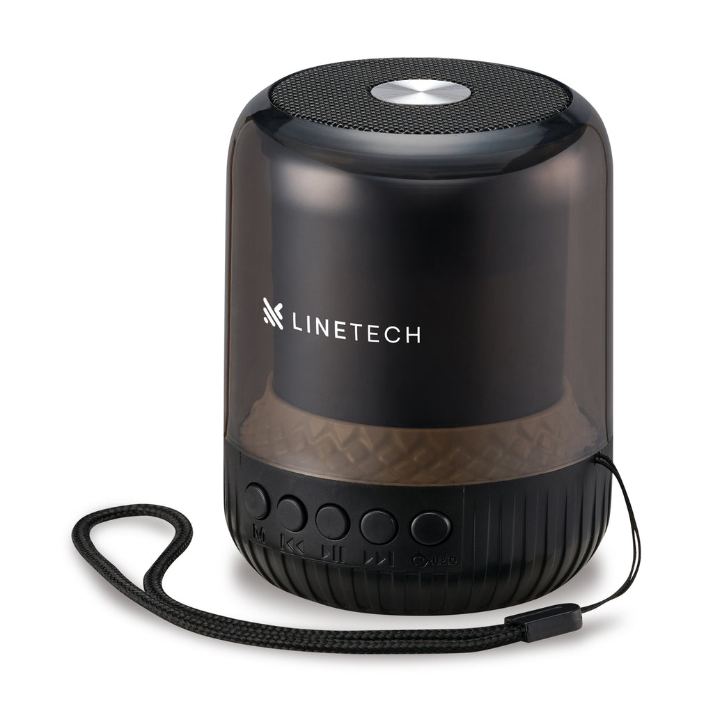 iLive Mini LED Speaker with Phone Stand - Black - View 4