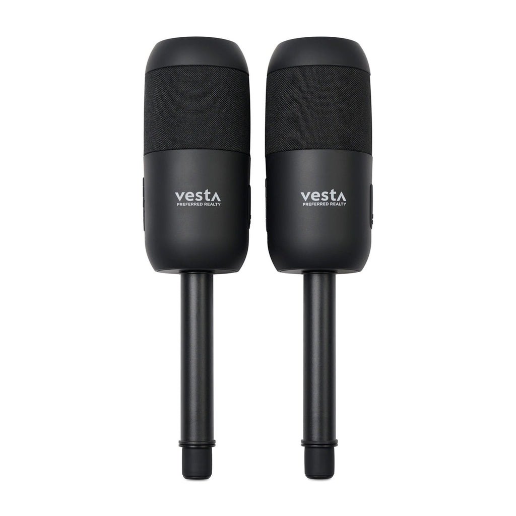 iLive Outdoor Bluetooth Stake Speakers, Set of 2 - Black - View 1