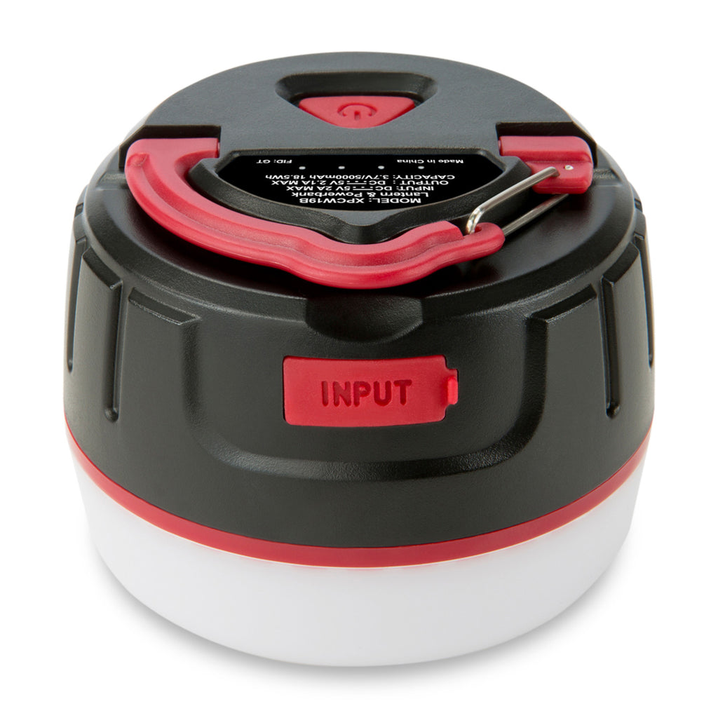 iLive Outdoor LED Lantern and Power Bank, 5,000 mAh - Black - View 4