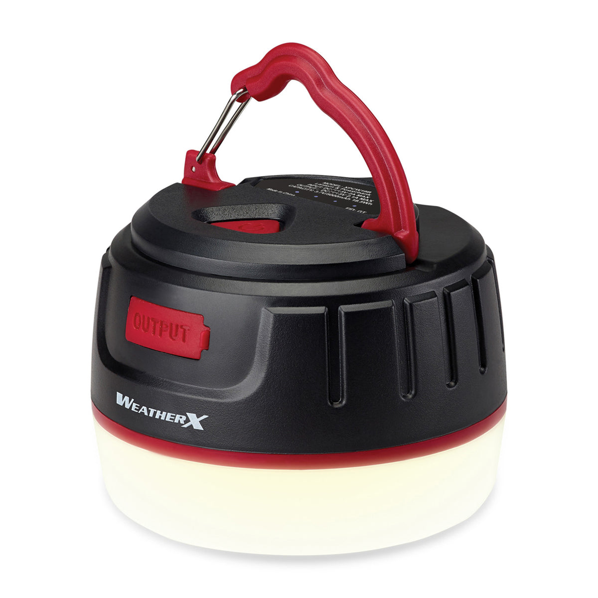 iLive Outdoor LED Lantern and Power Bank, 5,000 mAh - Black - View 5