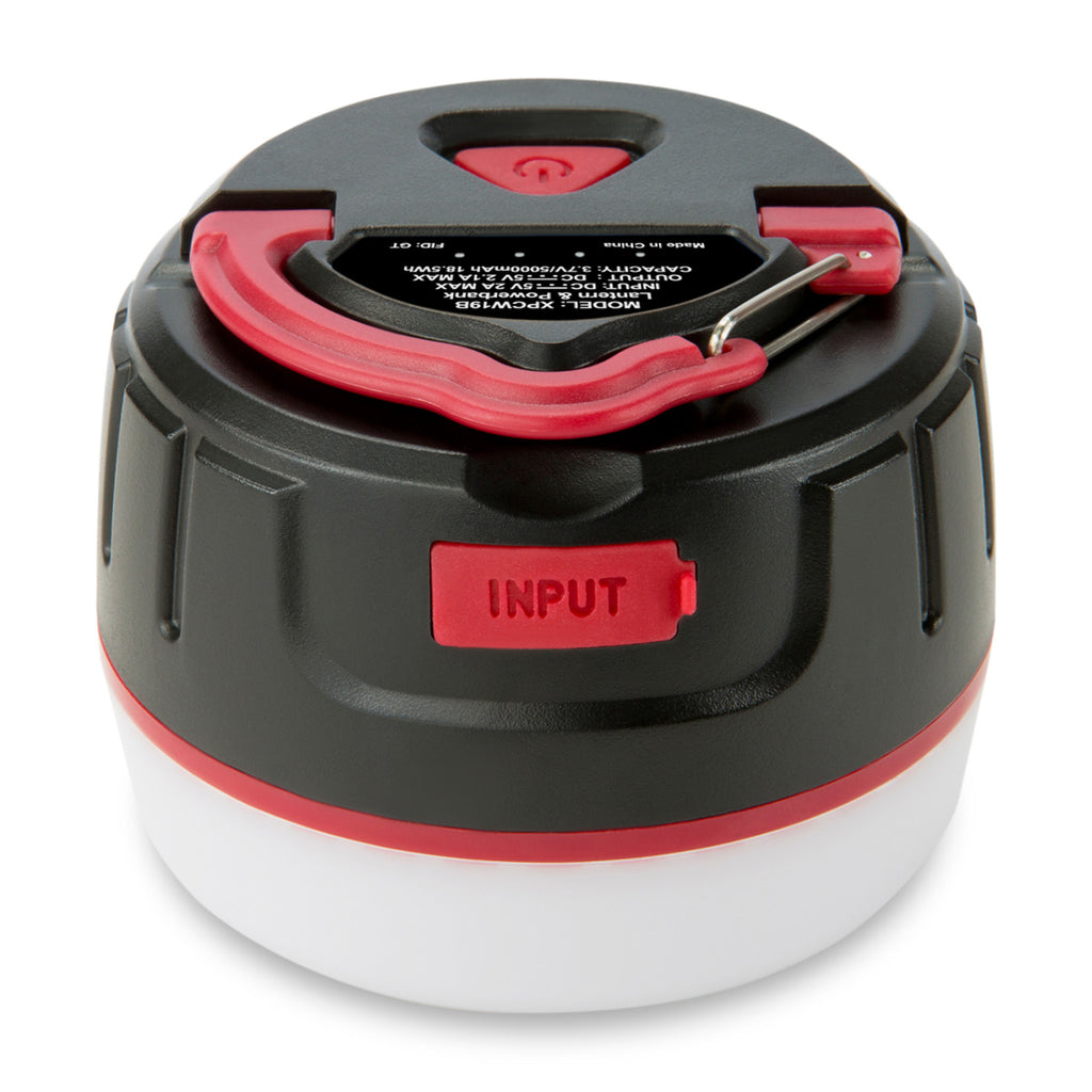 iLive Outdoor LED Lantern and Power Bank, 5,000 mAh - Black - View 7