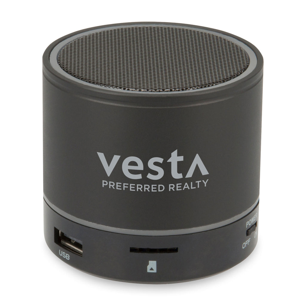 iLive Palm Size Bluetooth Speaker with Lights - Black - View 2